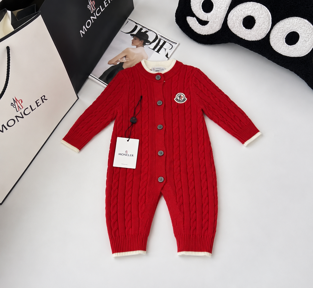 Moncler red set