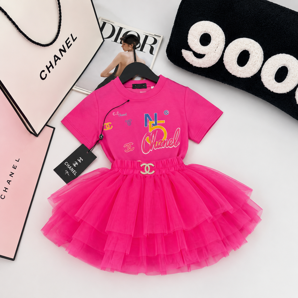 Pink Chanel dress