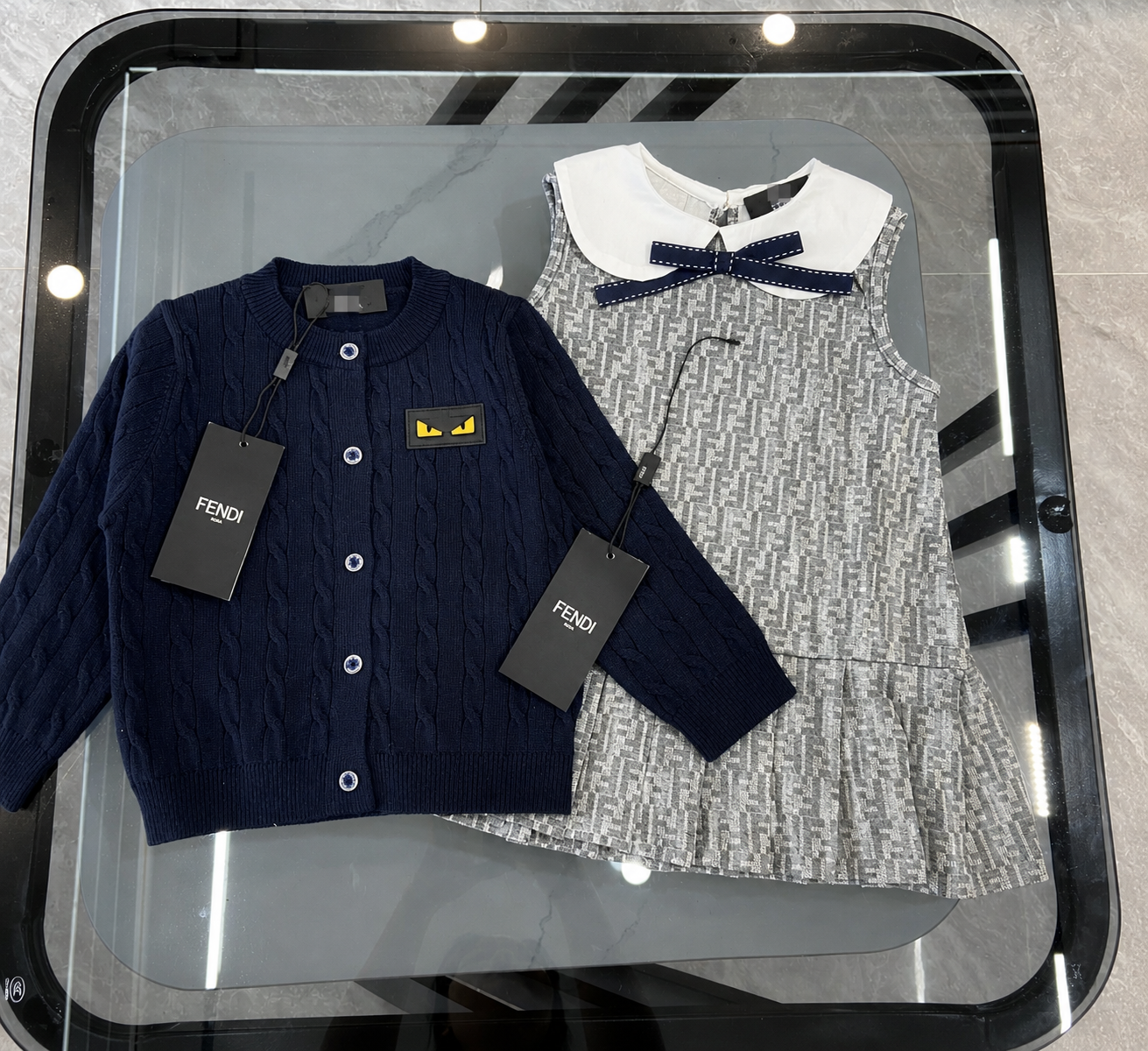 Fendi jumper and skirt set