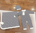 Givenchy style romper and blanket