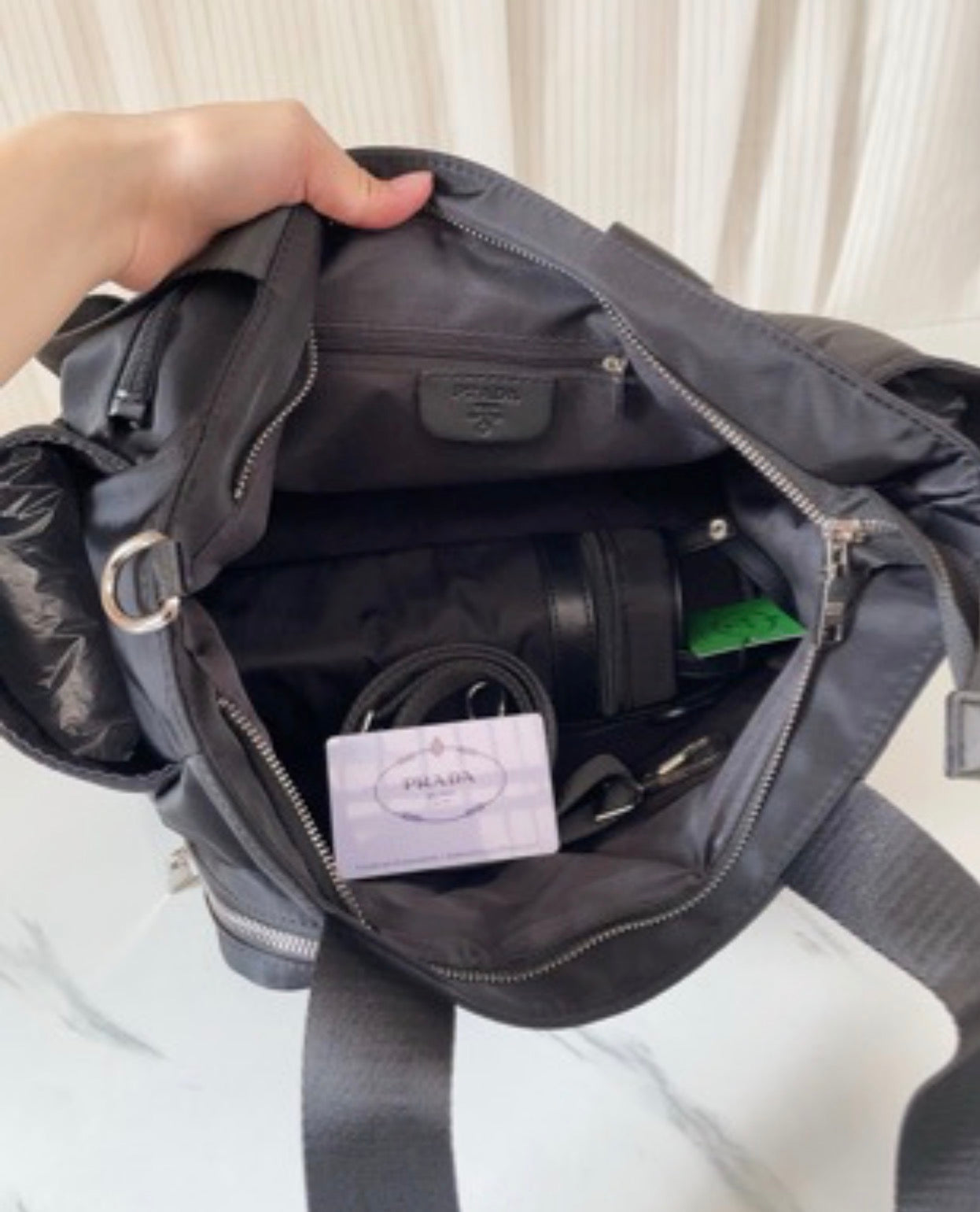 Prada 3 in 1 changing bag